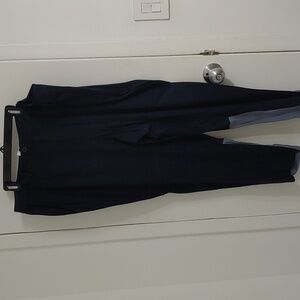 Preowned Navy Patch Cigarette Pant Universal Standard Size 18W